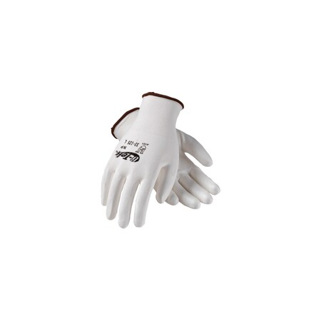 Pip G-TEK, 13G WHT. NYLON SHELLWHT. PU COAT, PK 300 33-125/XL